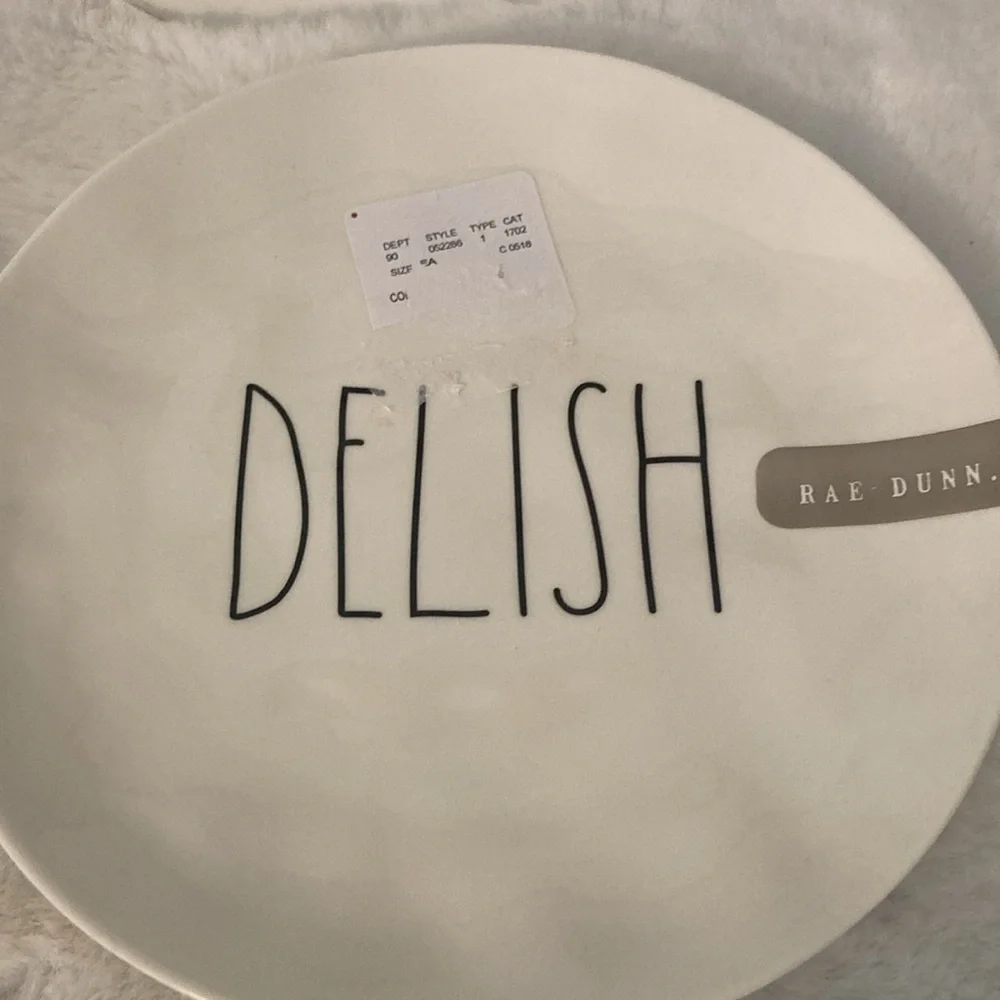 Rae Dunn Delish/BBQ Melamine Salad Plates
